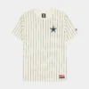 NEW ERA Dallas Cowboys Throwback Mens Short Sleeve Shirt (Beige/Blue)