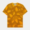 ADIDAS OAC All Over Print Tee Mens Tshirt (Yellow)