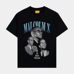 SP X Malcolm X Collage Mens Short Sleeve Shirt (Black)