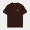 Nike NSW Club Mens Short Sleeve Shirt (Brown)