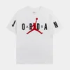 Jordan Air Stretch Mens Short Sleeve Shirt (White)