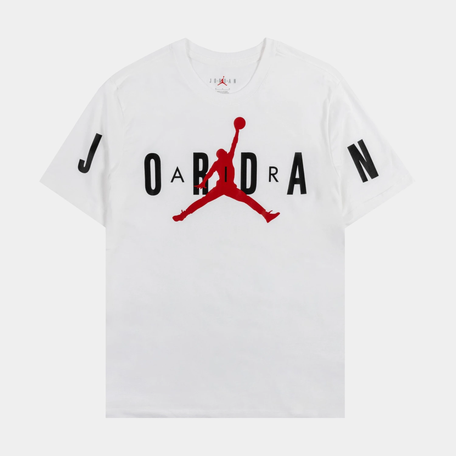 Jordan Air Stretch Mens Short Sleeve Shirt (White) 1 Jordan Air Stretch Mens Short Sleeve Shirt (White)