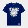 NEW ERA Los Angeles Dodgers Mens Short Sleeve Shirt (Blue)