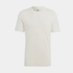 ADIDAS Trefoil Essentials Mens Short Sleeve Shirt (Beige)