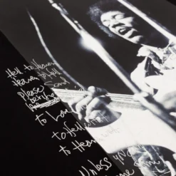 SP X Jimi Hendrix Stage Lyrics Mens Short Sleeve Shirt (Black) 5 SP X Jimi Hendrix Stage Lyrics Mens Short Sleeve Shirt (Black) -Simply Styled 19b7c89681757969ac4ee669473872e2