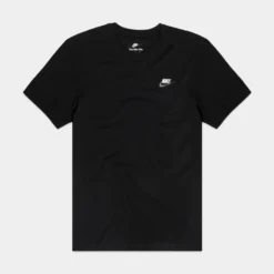 Nike NSW Club Mens Short Sleeve Shirt (Black)