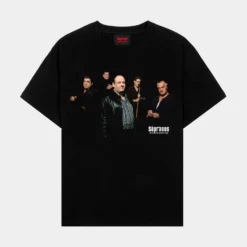 SP X The Sopranos Family Mens Short Sleeve Shirt (Black)