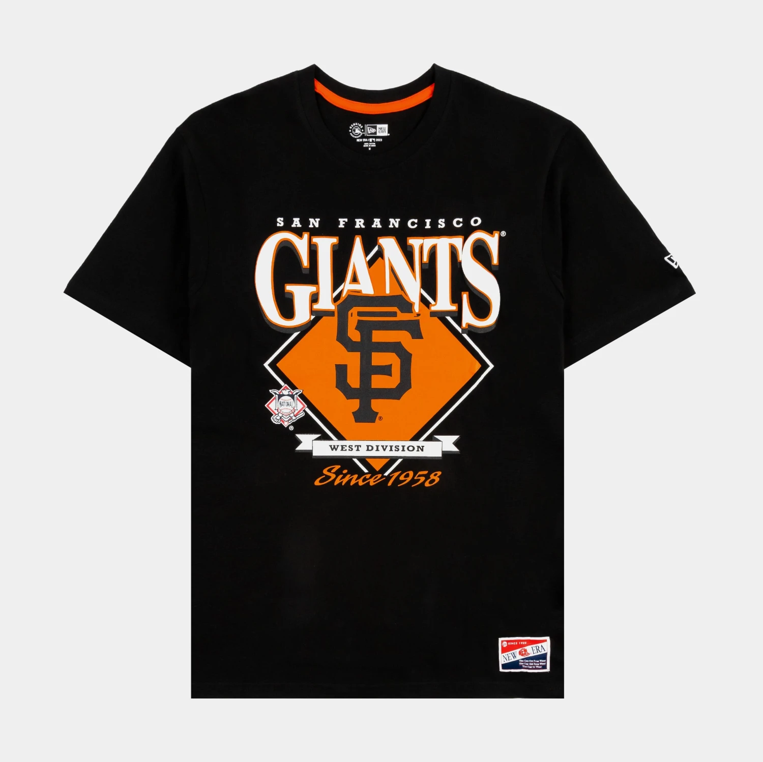 NEW ERA San Francisco Giants Mens Short Sleeve Shirt (Black/Orange) 1 NEW ERA San Francisco Giants Mens Short Sleeve Shirt (Black/Orange)