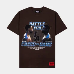 SP X Creed Battle For LA Mens Short Sleeve Shirt (Brown)