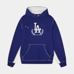 NEW ERA Los Angeles Dodgers Book Club Mens Hoodie (Blue)
