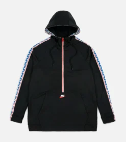 Nike Sportswear Half Zip Mens Hoodie (Black)