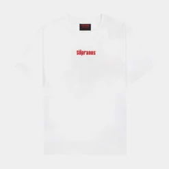SP X The Sopranos Poster Mens Short Sleeve Shirt (White)
