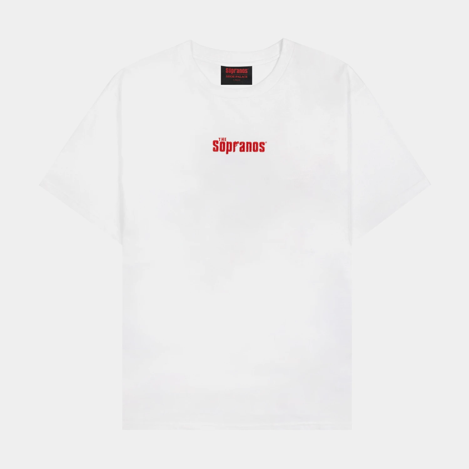 SP X The Sopranos Poster Mens Short Sleeve Shirt (White) 1 SP X The Sopranos Poster Mens Short Sleeve Shirt (White)