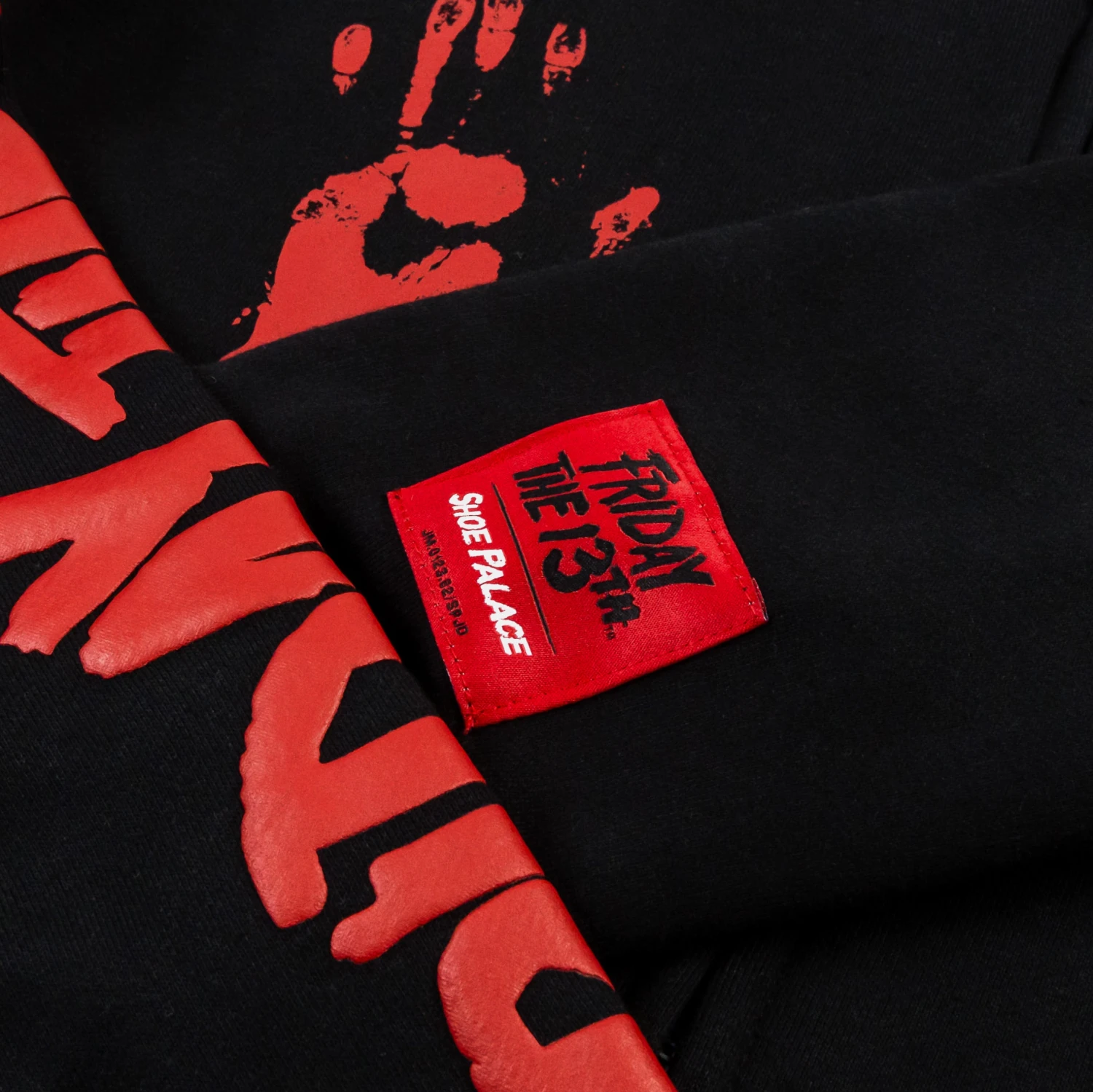 SP X Friday The 13 Jason Mask Mens Hoodie (Black) 3 SP X Friday The 13 Jason Mask Mens Hoodie (Black) - Image 3