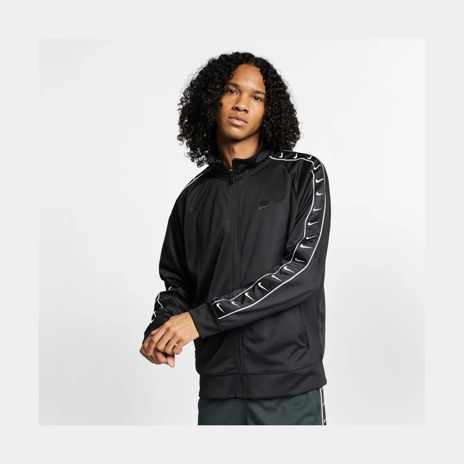 Nike NSW HBR Statement Mens Jacket (Black) 1 Nike NSW HBR Statement Mens Jacket (Black)