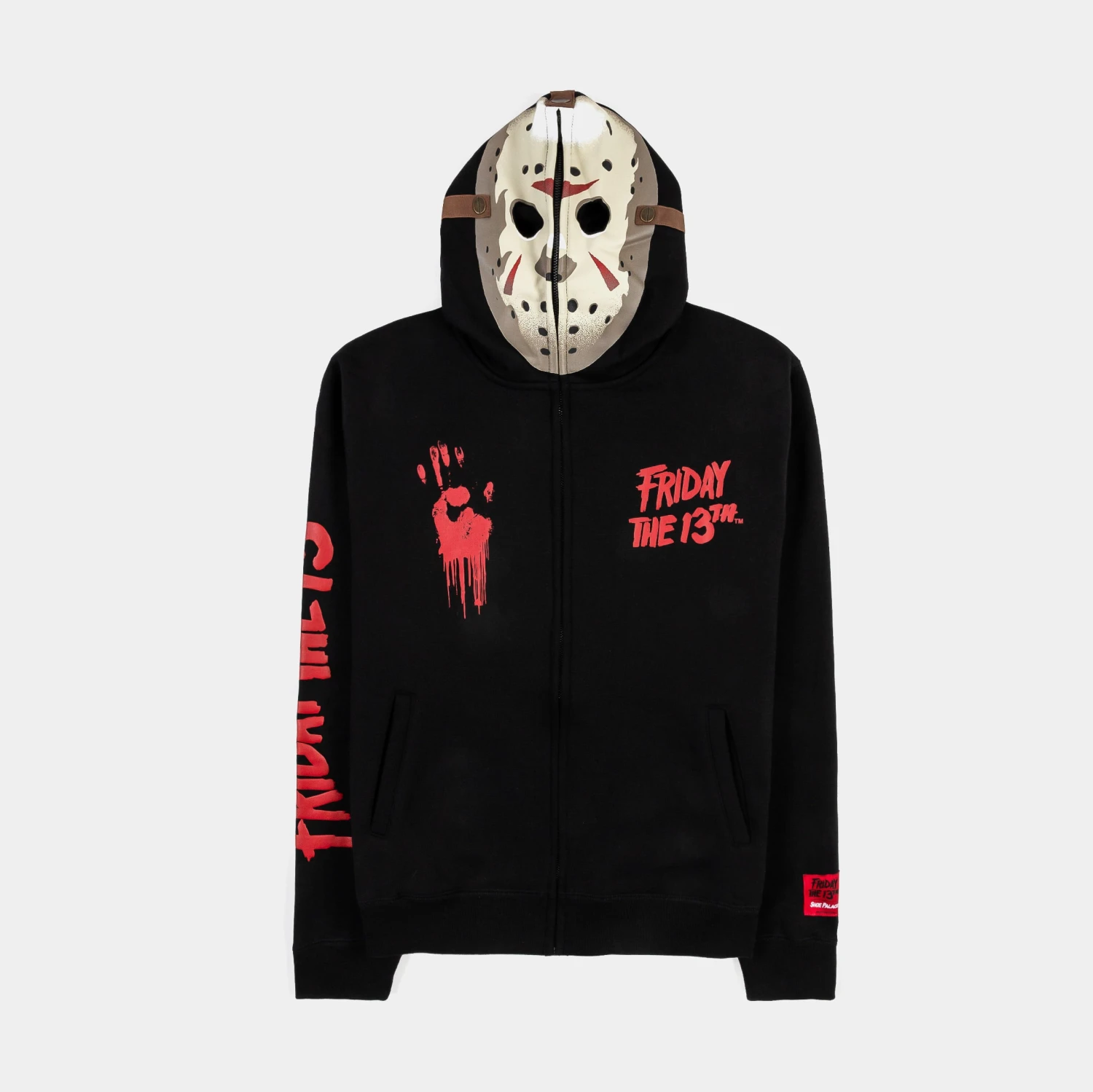 SP X Friday The 13 Jason Mask Mens Hoodie (Black) 1 SP X Friday The 13 Jason Mask Mens Hoodie (Black)
