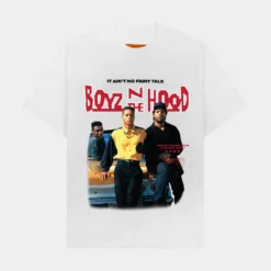 SP X Boyz N The Hood Cover Mens Short Sleeve Shirt (White)
