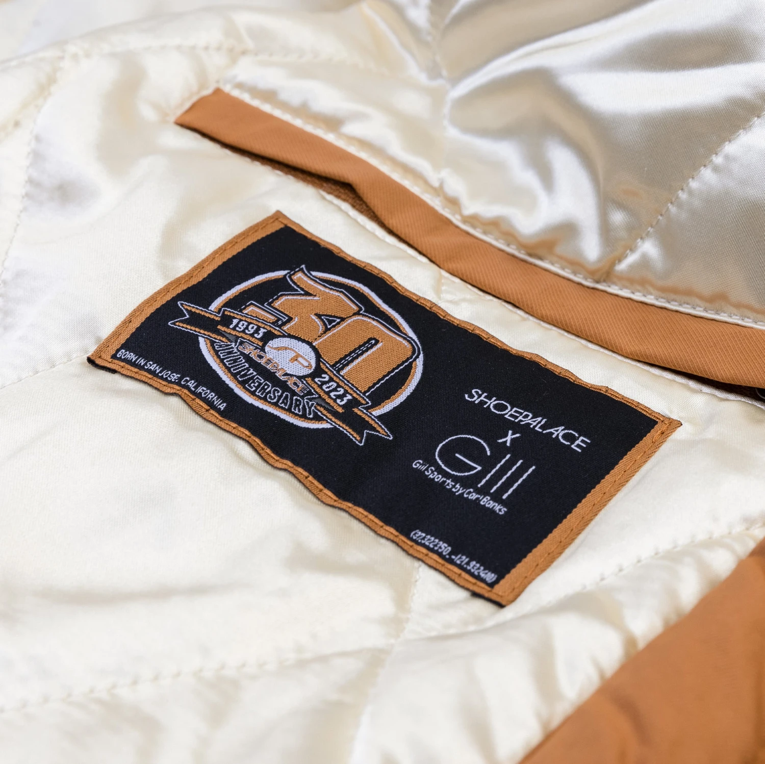 Shoe Palace Exclusive Los Angeles Lakers Mens Jacket (Brown) 3 Shoe Palace Exclusive Los Angeles Lakers Mens Jacket (Brown) - Image 3