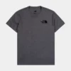 The North Face Box NSE Mens Short Sleeve Shirt (Grey)