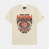 NEW ERA San Francisco Giants Mens Short Sleeve Shirt (Beige)