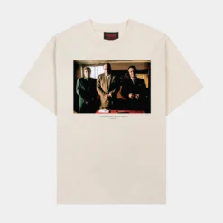 SP X The Sopranos Money Mens Short Sleeve Shirt (Beige)