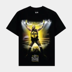 SP X WWE Rey Mysterio Mens Short Sleeve Shirt (Black)
