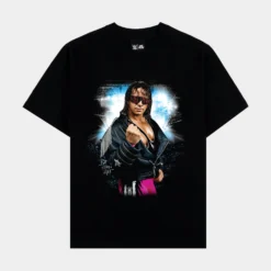 SP X WWE Bret The Hitman Hart Mens Short Sleeve Shirt (Black)