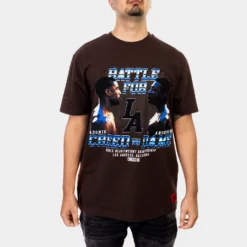 SP X Creed Battle For LA Mens Short Sleeve Shirt (Brown) 9 SP X Creed Battle For LA Mens Short Sleeve Shirt (Brown) -Simply Styled 47b377e2c2bfe5a10b3d3851a104e0ad