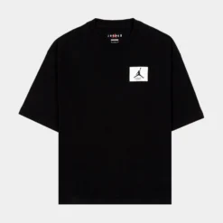 Jordan Flight Essentials Oversized Mens Short Sleeve Shirt (Black)