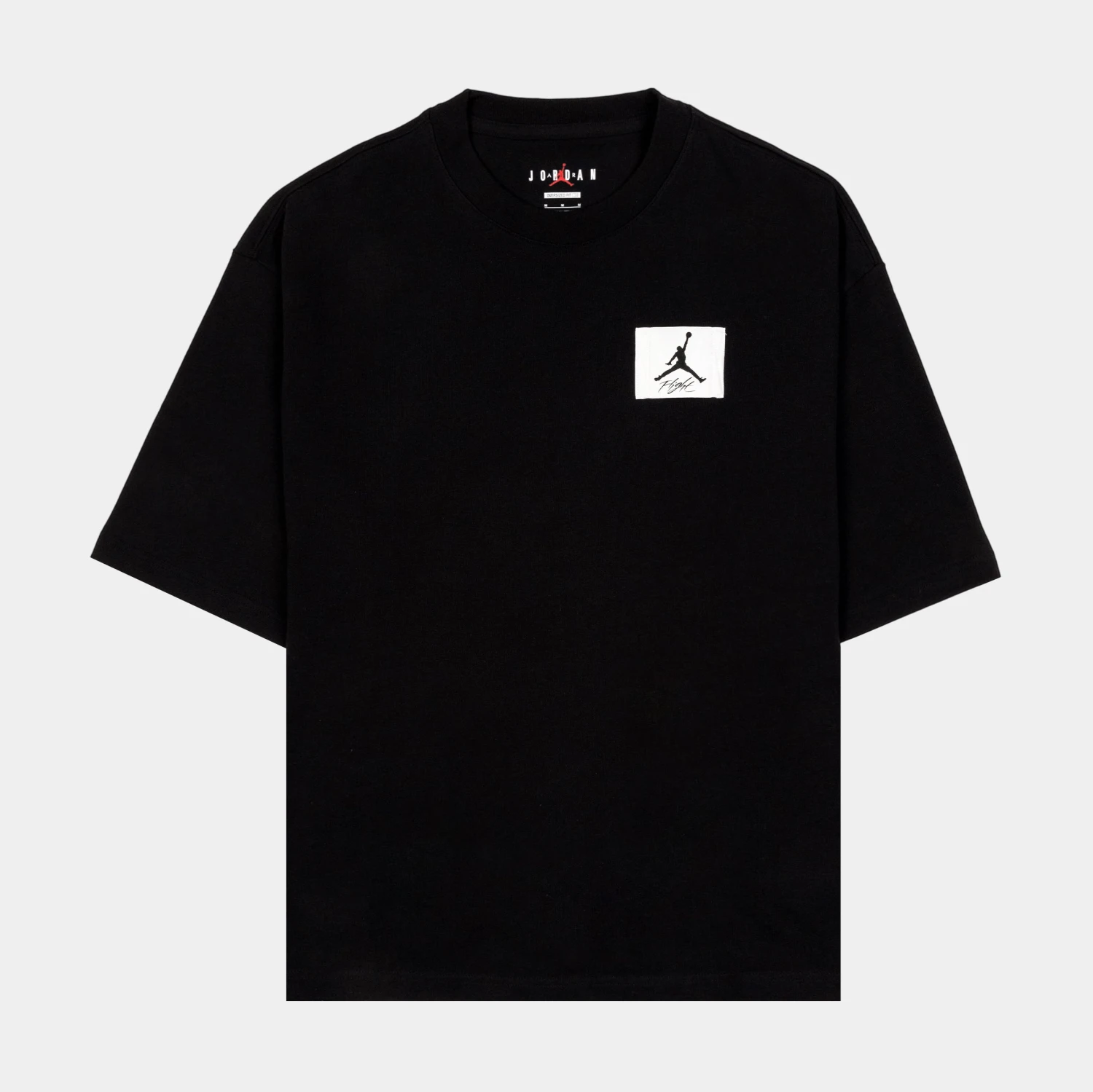 Jordan Flight Essentials Oversized Mens Short Sleeve Shirt (Black) 1 Jordan Flight Essentials Oversized Mens Short Sleeve Shirt (Black)
