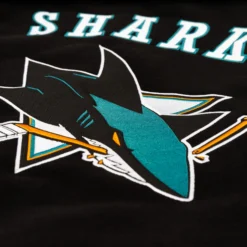 San Jose Sharks Reversible Letterman Mens Jacket (Black/White) -Simply Styled 498c68c09889a1485b55a8ae04447f33 a1f8bd8e 205c 4972 8666 10fb7ec4622b