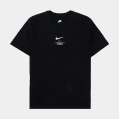 Nike NSW Swoosh Mens Short Sleeve Shirt (Black)