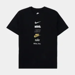 Nike Club+ Logo Mens Short Sleeve Shirt (Black)