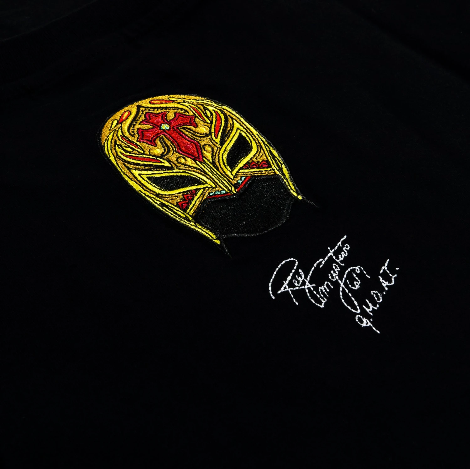 SP X WWE Rey Mysterio Mens Short Sleeve Shirt (Black) 3 SP X WWE Rey Mysterio Mens Short Sleeve Shirt (Black) - Image 3