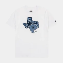 NEW ERA Dallas Cowboys Gameday State Mens Short Sleeve Shirt (White)