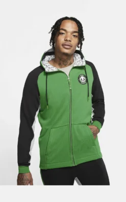 Nike Sawyer Miller Doernbecher Sportswear Mens Full Zip Hoodie (Lucky Green)