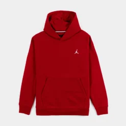 Jordan Essentials Fleece Pullover Mens Hoodie (Red)
