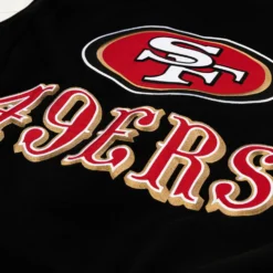 San Francisco 49ers Reversible Letterman Mens Jacket (Black/White) -Simply Styled 79c3a8f741c2d4016d27811f28448fbb ba0a9767 c5fc 4f8d 90a5 9df41b3588d7