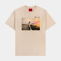 SP X Muhammad Ali Sunset Mens Short Sleeve Shirt (Beige)