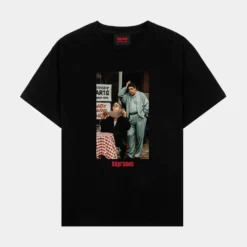 SP X The Sopranos Tan Mens Short Sleeve Shirt (Black)