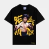 SP X Bruce Lee Be Like Water Mens Shorts Sleeve Shirt (Black)
