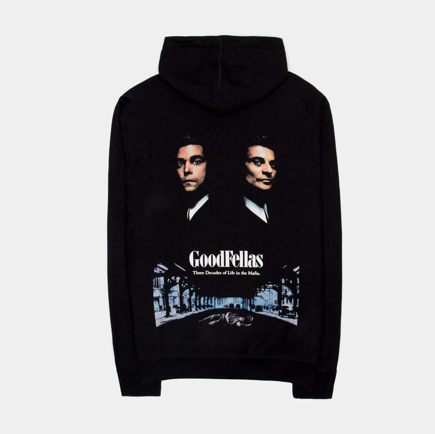 SP X Goodfellas Poster Mens Hoodie (Black) 2 SP X Goodfellas Poster Mens Hoodie (Black) - Image 2