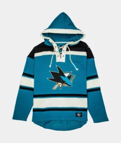 47 San Jose Sharks NHL Mens Pullover Hoodie (Blue)