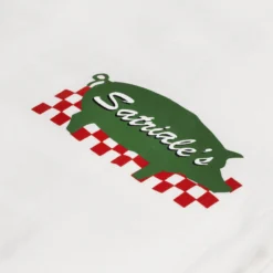 SP X The Sopranos Pork Store Mens Short Sleeve Shirt (White) -Simply Styled 9177359503bac0712e4a62c60b2a2e8b