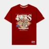 NEW ERA San Francisco 49ers Mens Short Sleeve Shirt (Red)