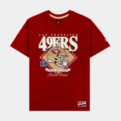 NEW ERA San Francisco 49ers Mens Short Sleeve Shirt (Red)