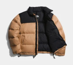 The North Face 1996 Retro Nuptse Mens Jacket (Beige/Black)