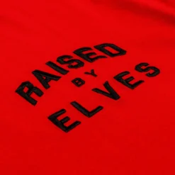 SP X Elf Raised By Elves Tee Mens Short Sleeve Shirt (Red) -Simply Styled 9b5a463073009b53e612e99cc68348de