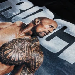 SP X WWE The Rock Mens Short Sleeve Shirt (Black) -Simply Styled 9b9ed9787959b7145652382c75875198