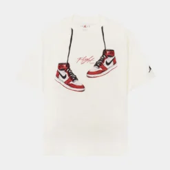 Jordan 1985 Lost And Found Tee Mens Short Sleeve Shirt (White)